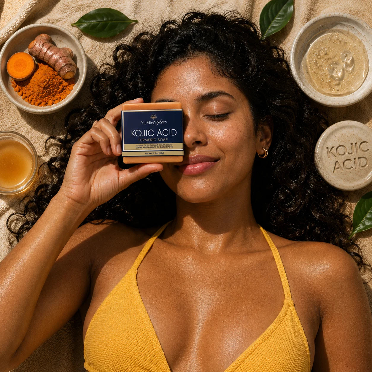 Kojic Acid turmeric  Soap